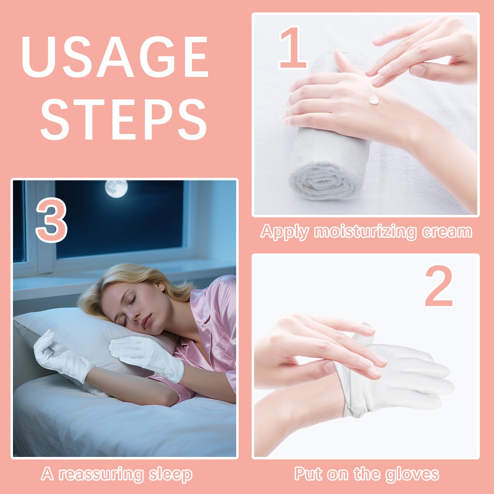84 Pcs White Cotton Gloves for Dry Hands, Spa and Inspection