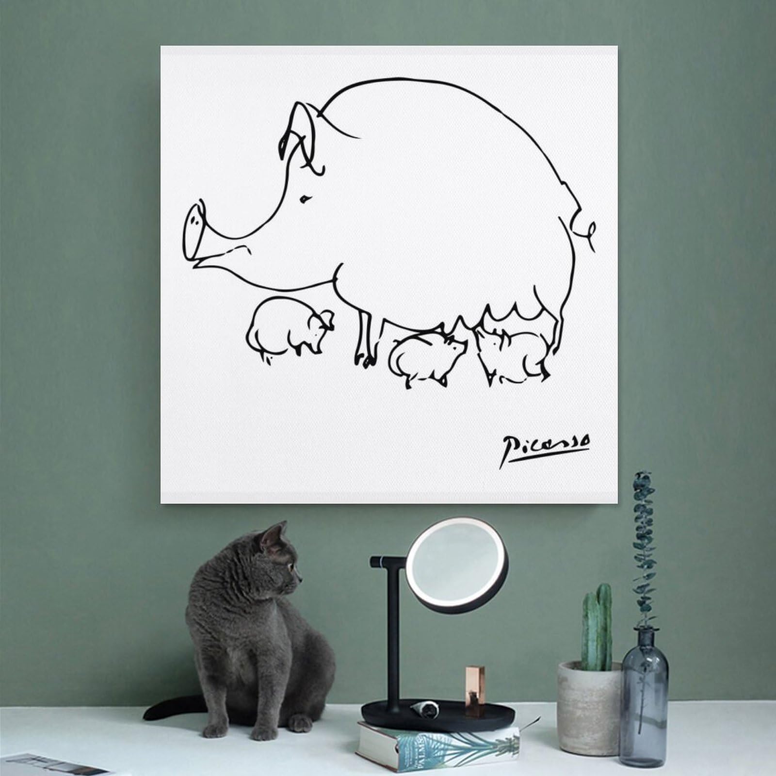 ピカソ こぶたの絵 定番品】パブロ・ピカソ 「Le petit cochon