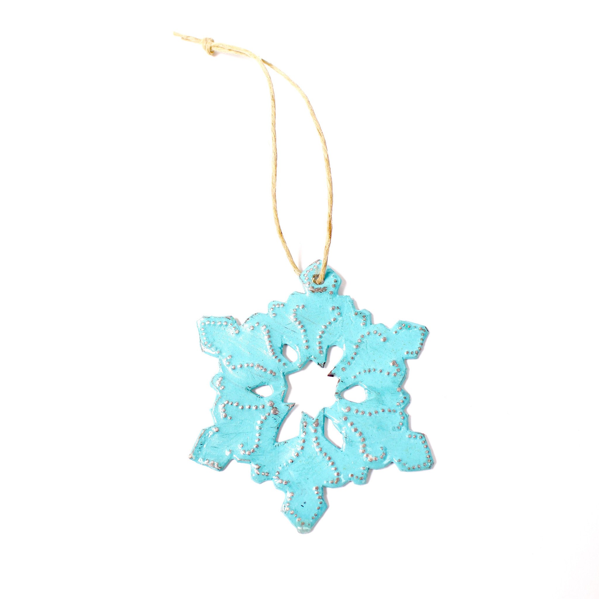 Vineworks Metal Snowflake- Light Blue