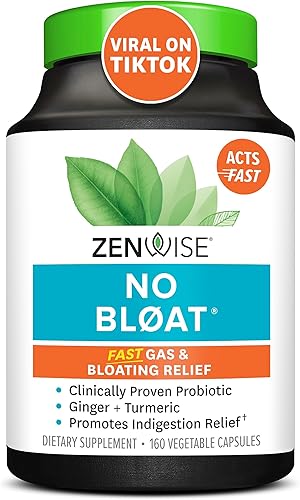 Zenwise - Probióticos, enzimas digestivas para la hinchazón y el alivio de gases, jengibre, diente de león y canela para mejorar la digestión, Zenwise - Probióticos, enzimas digestivas para la hinchazón y el alivio de gases, jengibre, diente de león y canela para mejorar la digestión,