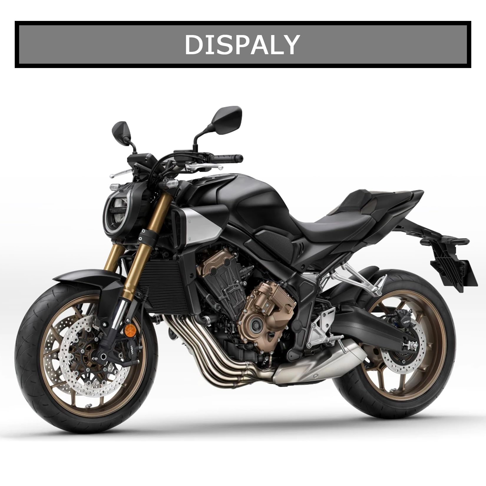 psler Rücksitzbezug für CB650R CBR650R 2018 2019 2020 2024 Rücksitzkappe Motorradzubehör (Mattschwarz)