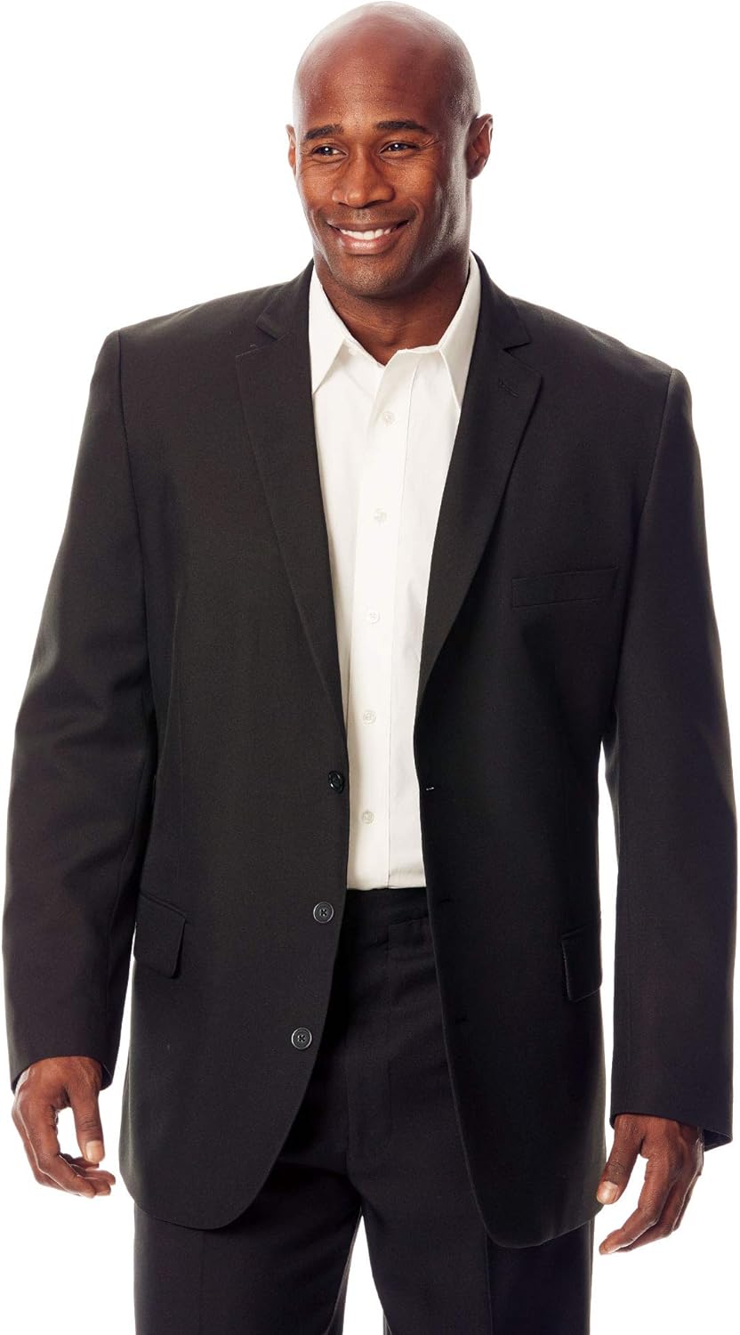 KingSize Men's Big & Tall Easy Movement Three-Button Jacket