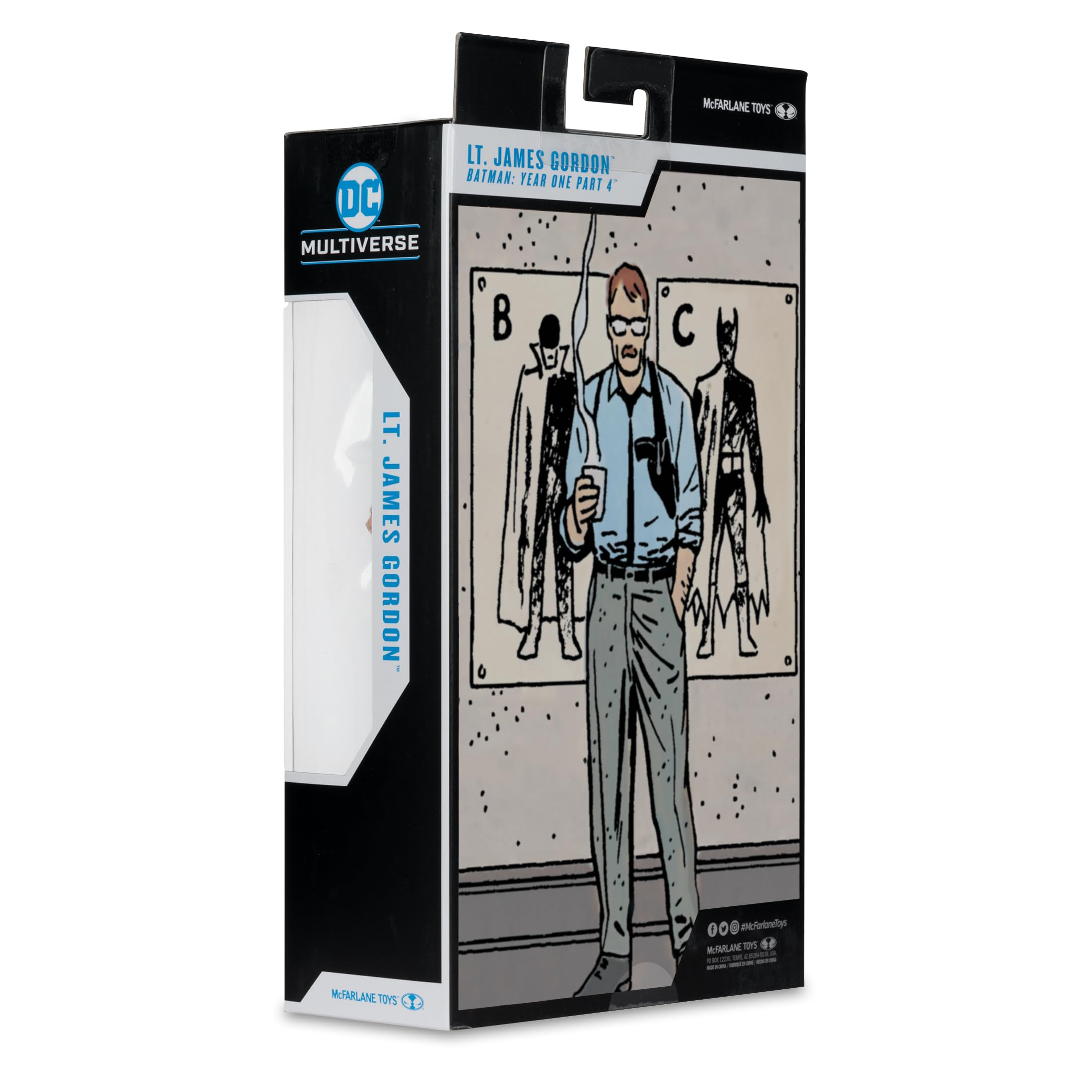 McFarlane Batman Year One (Part 4) DC Multiverse Actionfigur Lt. James Gordon (Gold Label) 18 cm