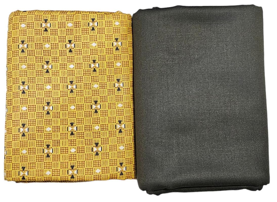 mans fab Shirt & Trouser Fabric in Velvet Box Packing (Shirt-2.35 m, Pant-1.25 m) Blue-31-picture-47