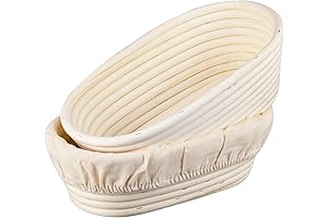 10inch Banneton Bread Proofing Basket Professional Artisan Sourdough Baking Supplies