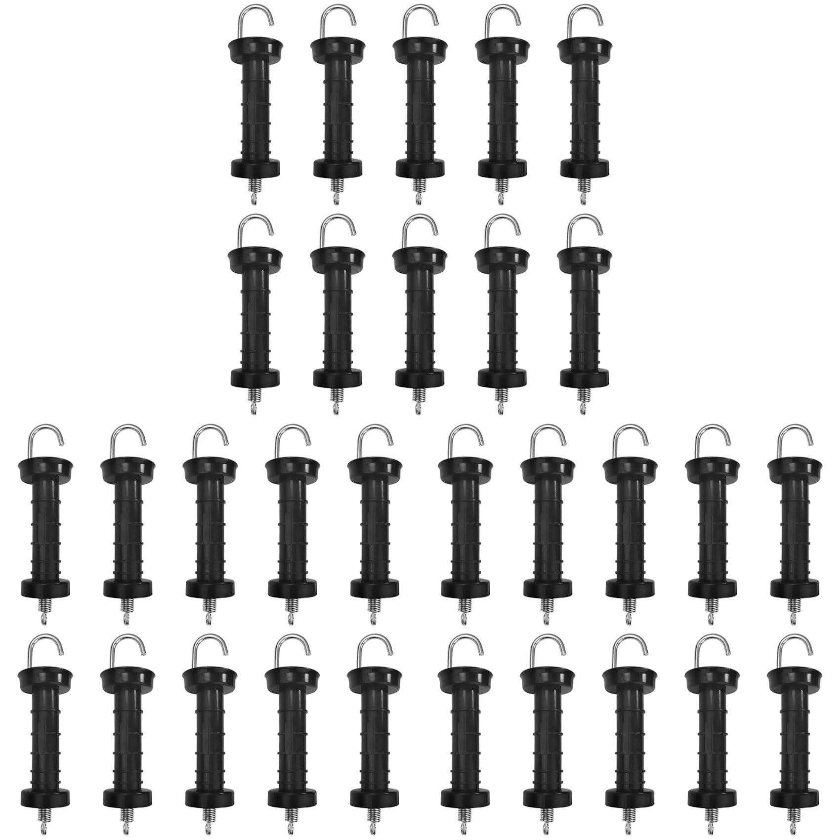 Ctrlzs 30 Pcs Gate Handle For Electric Fence, Insulated Spring Tension, Replacement Accessories For Fencing, For Pasture