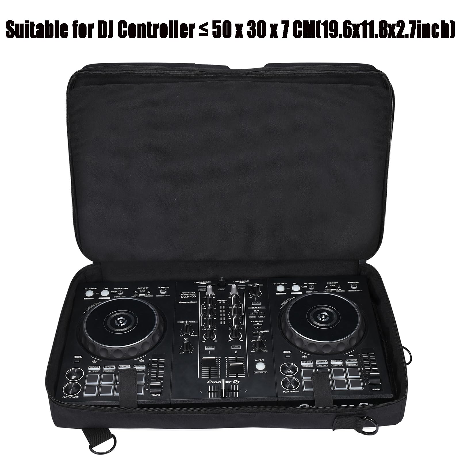 Custodia per controller DJ per Pioneer DJ DDJ-FLX4/DDJ-400 DJ/DDJSB3, per Roland DJ-202, zaino per Hercules Inpulse 300,borsa a tracolla portatile per Native Instruments TRAKTOR Kontrol S2