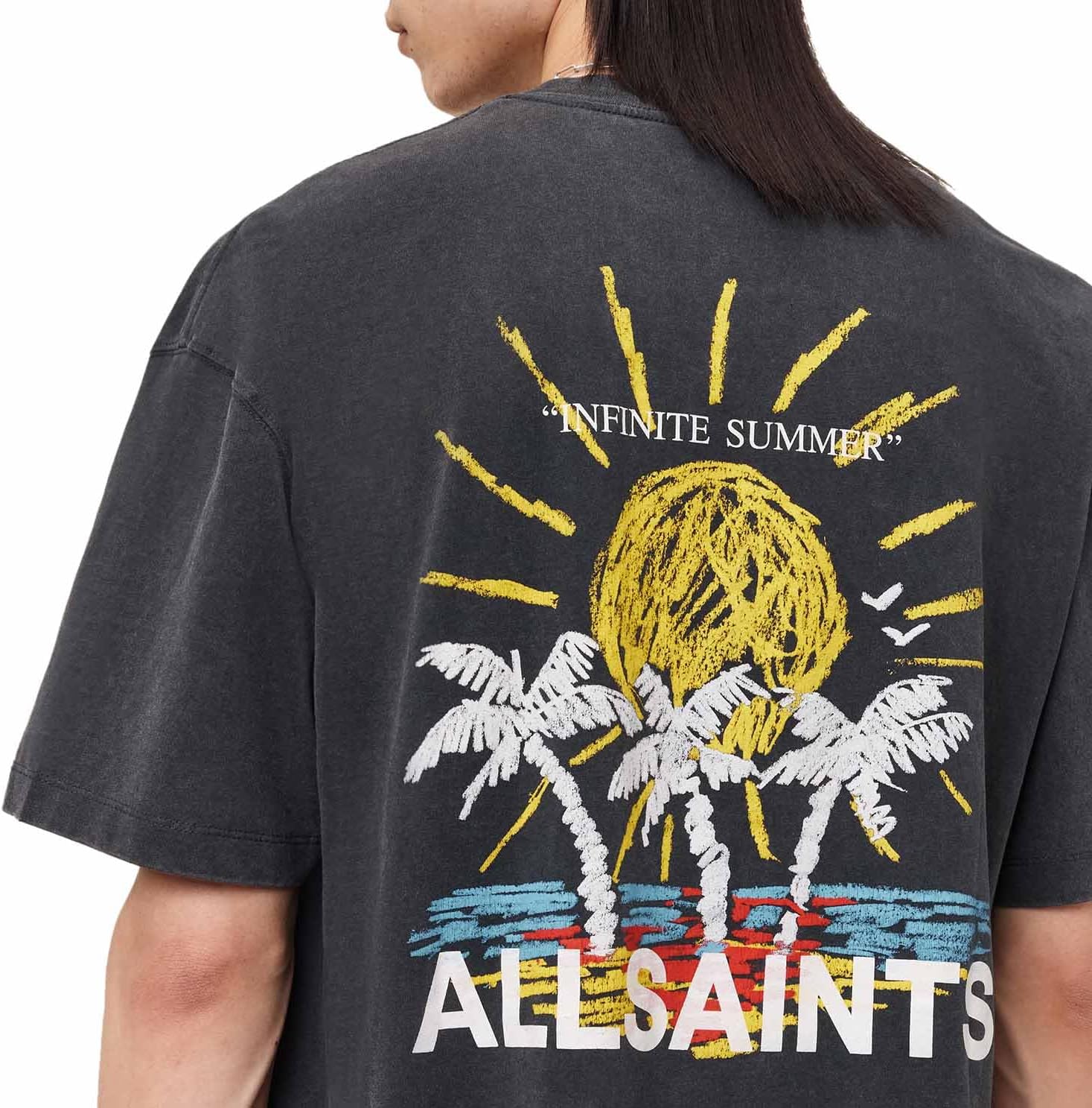 Allsaints Mens Cove Ss Crew - Image 2