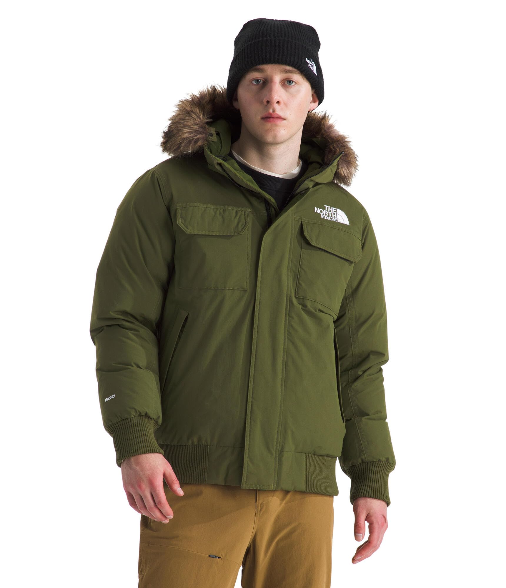 THE NORTH FACE Men's McMurdo Bomber Jacket | Waterproof, Waterfowl Down Insulation, Hooded Jacket