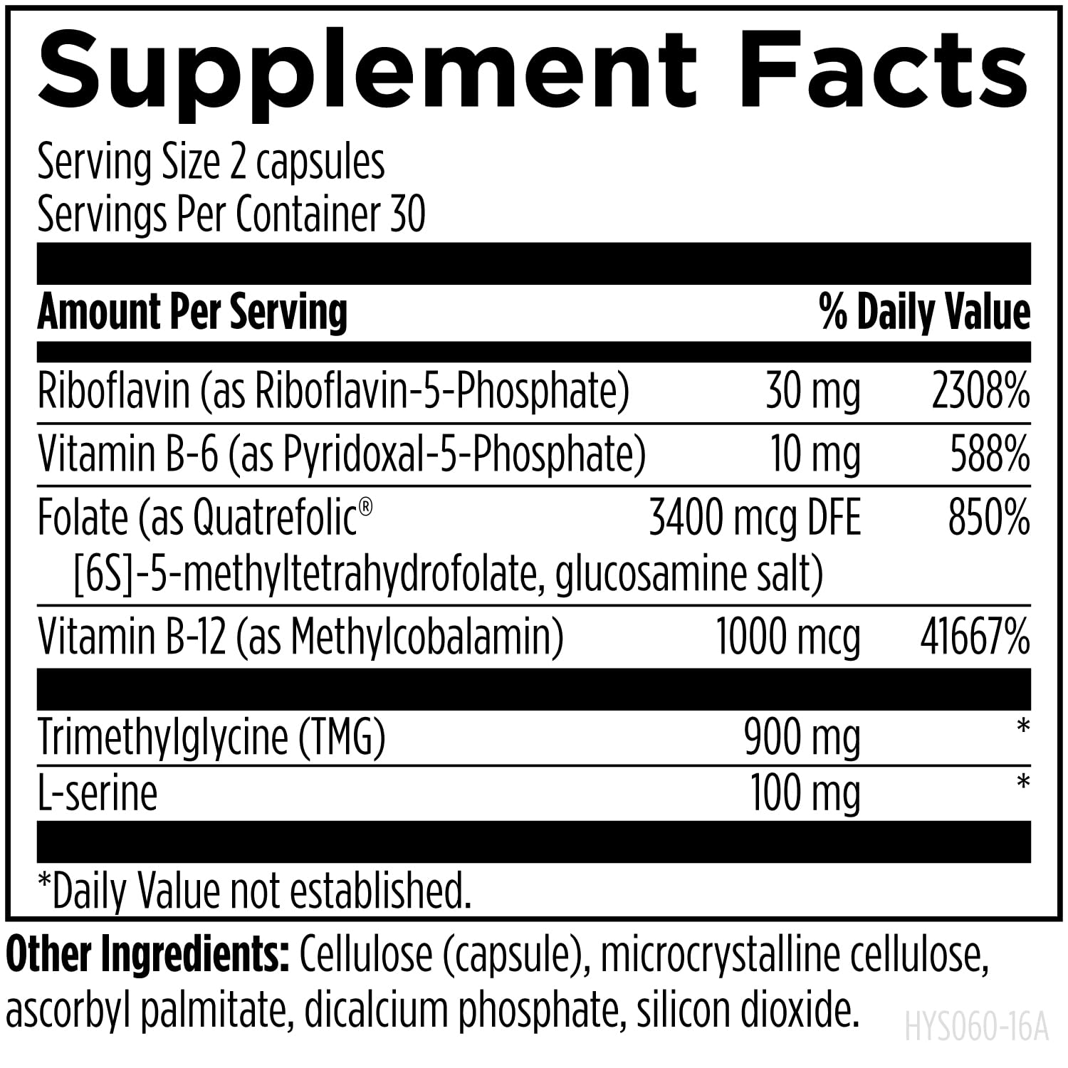 Designs for Health Homocysteine Supreme, Methylated B Vitamins, 60 Capsules — Amazon image 4