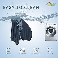 Vista 260 de Easy-Going Fundas Elásticas de 3 Piezas para Cojines de Sofá para Sofá Seccional Izquierdo/Derecho en Forma de L Chaise Lounge Funda de Asiento