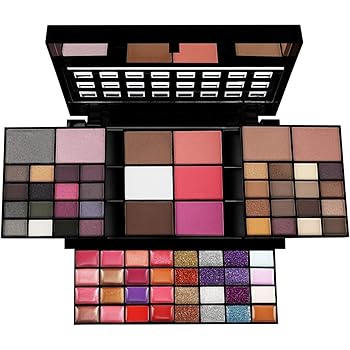 Trucco Per Natale.Chseeo Trousse Di Trucchi Fard E Palette Di Ombretti Make Up Cosmetico Tavolozza Per Trucco Occhi Kit Per Trucco Valigetta Per Cosmetici Cofanetto Regalo Per Natale 2 Amazon It Bellezza