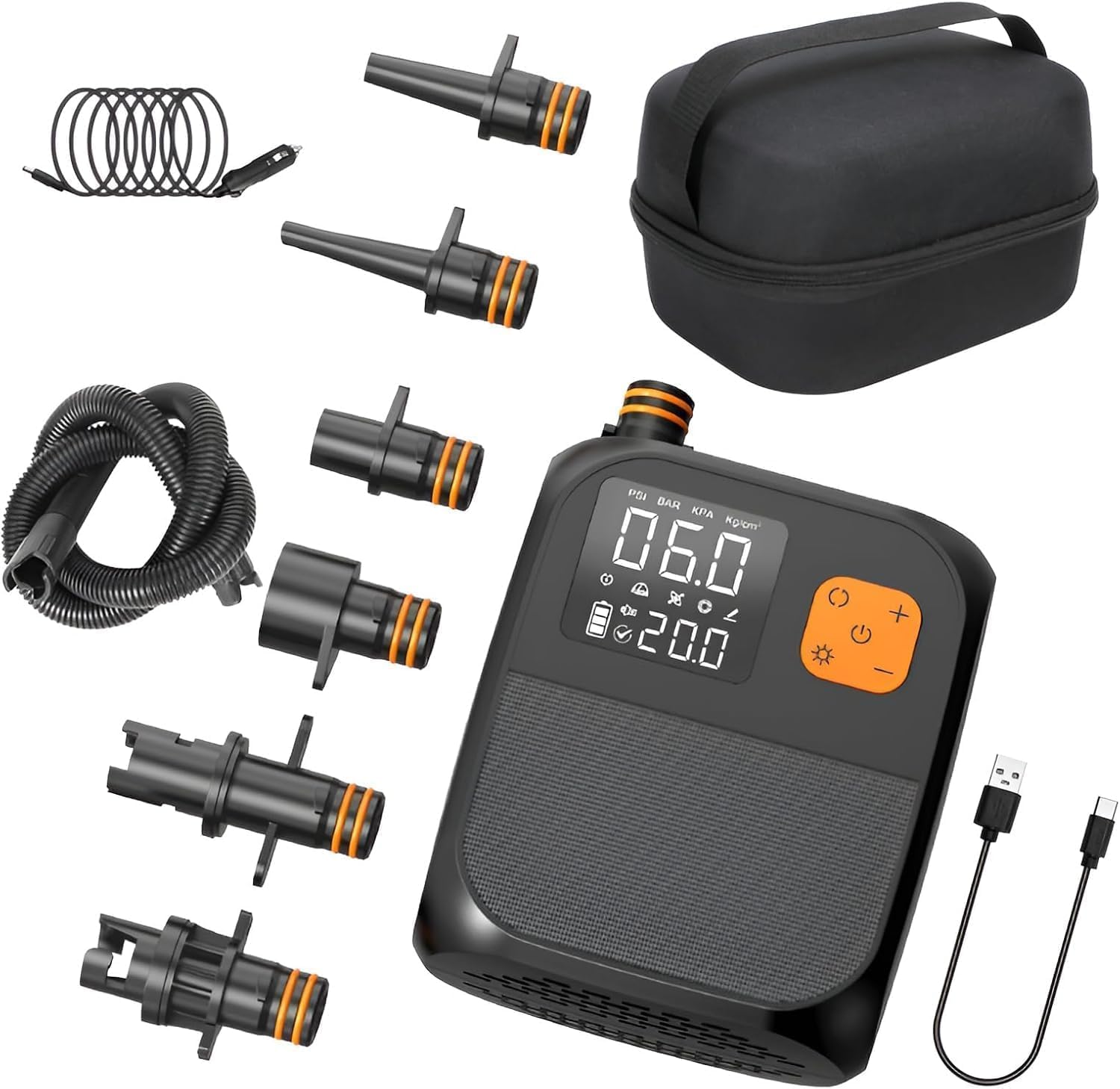 Amazon.co.jp: 電動ポンプ SUP用 電動エアーポンプ サップ用 25PSIまで