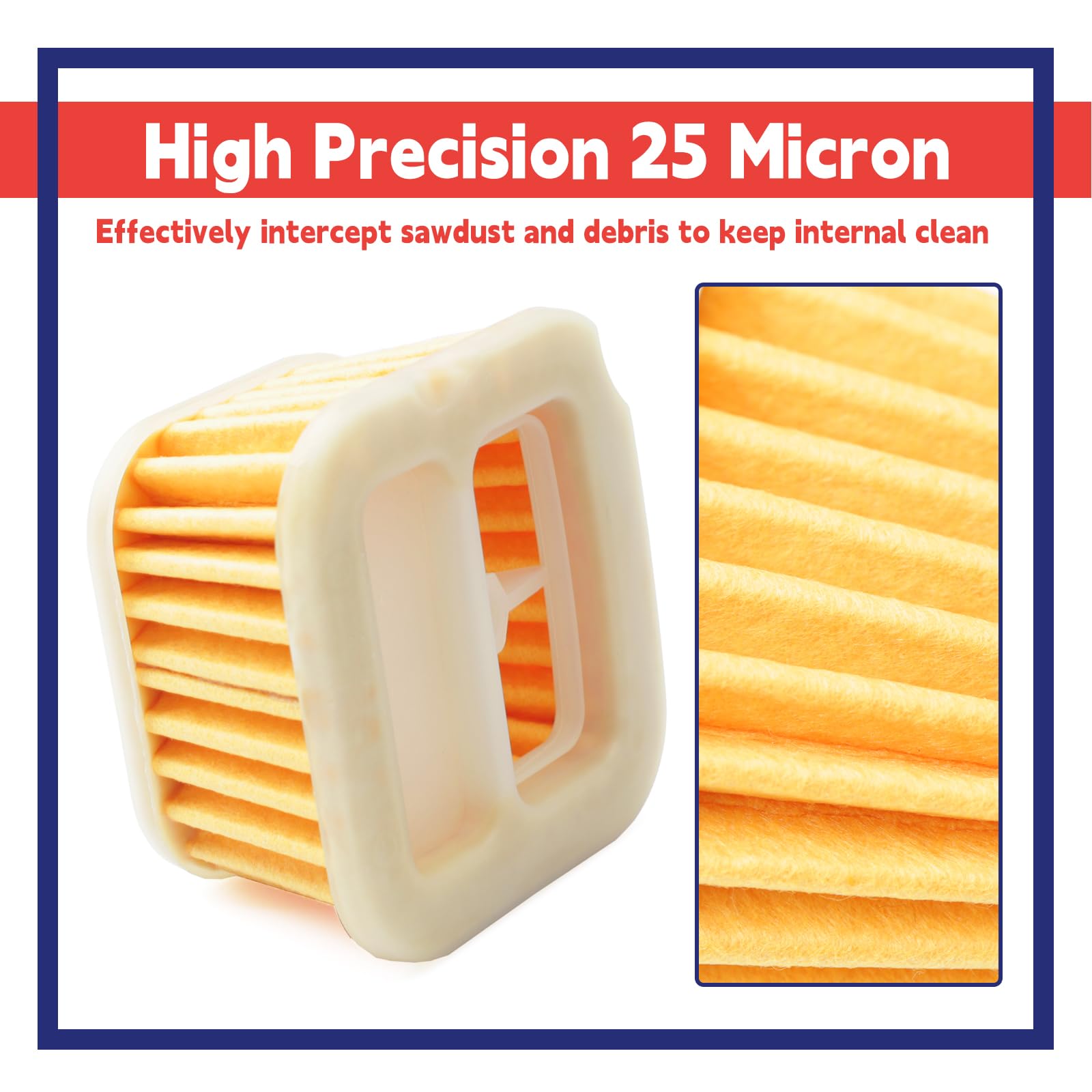 FILTRO ARIA ARANCIONE 25MC 505126307 ORIGINALE HUSQVARNA