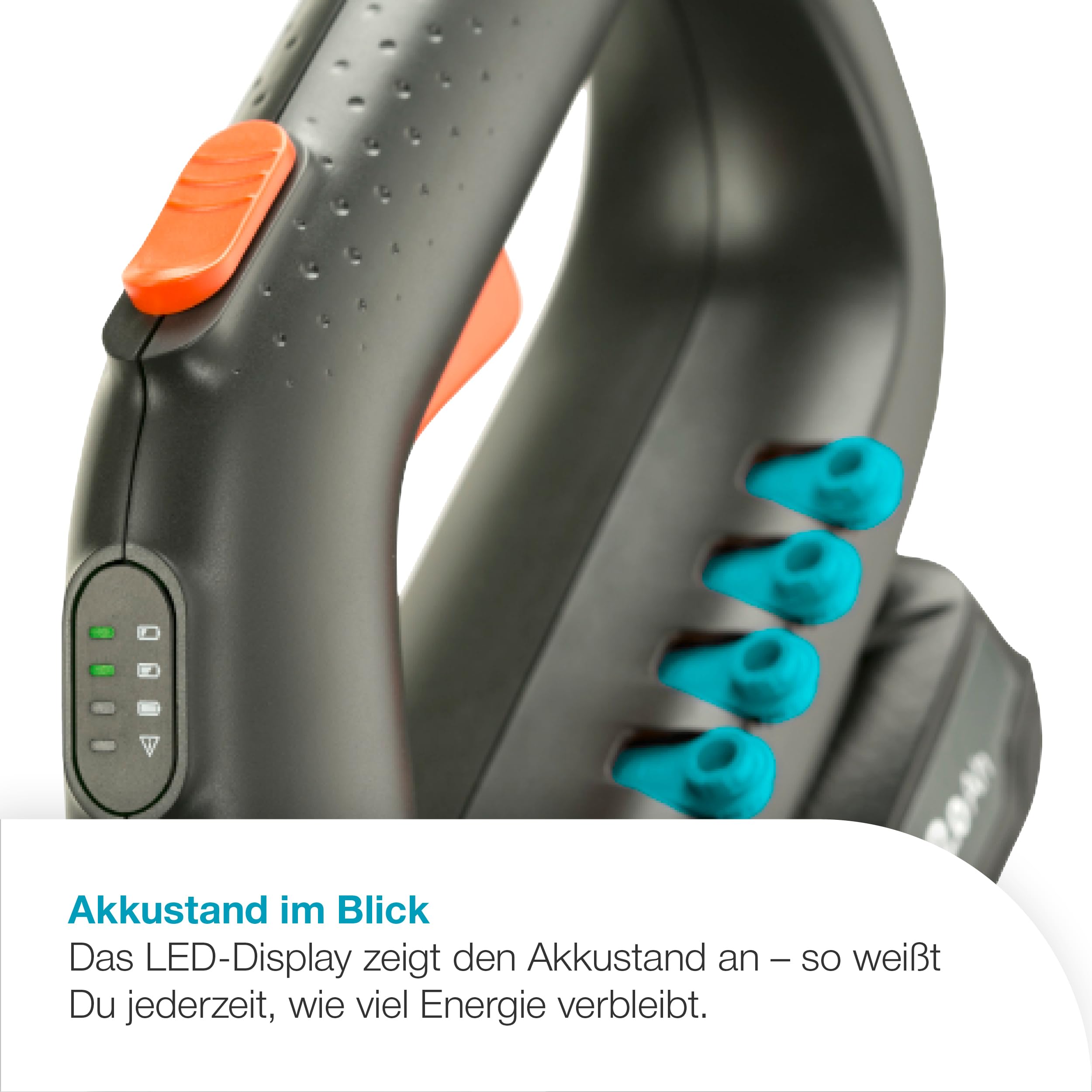 Gardena Akku-Rasentrimmer EasyCut 23/18V P4A Ready-to-Use Set: Leistungsstark, Leichtgewicht, Teleskopgriff, Neigbarer Trimmerkopf, Kabellos (14700-20)