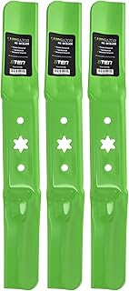 8TEN LawnRAZOR Mower Blade Set for MTD Cub Cadet RZT S54 L54 Troy Bilt 54 inch Deck 942-05056A 942-05056 (Medium Lift)
