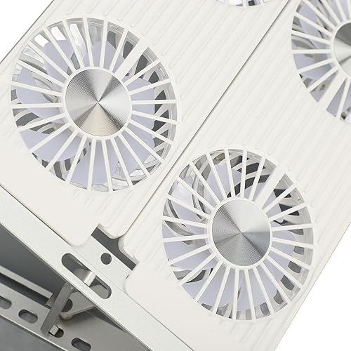 Miniatura 8 de Dpofirs Adjustable Laptop Stand with Fixed Fan, Aluminum Laptop Stand for Office, Kitchen, Bedroom