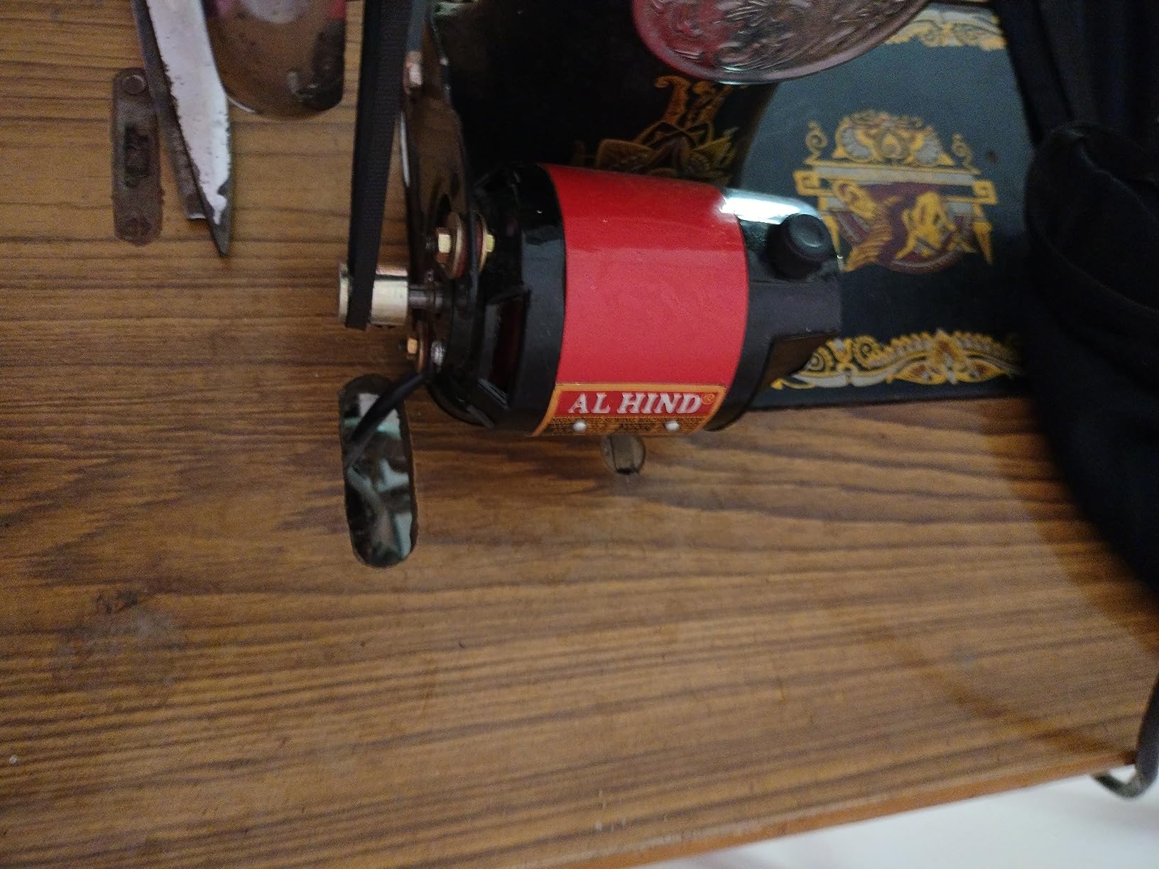 Al Hind Mini Sewing Machine Motor (Full Copper Winding) with Speed