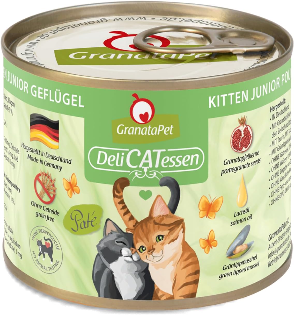 GGranataPet DeliCatessen Kitten/Junior Geflügel, 6 x 200 g
