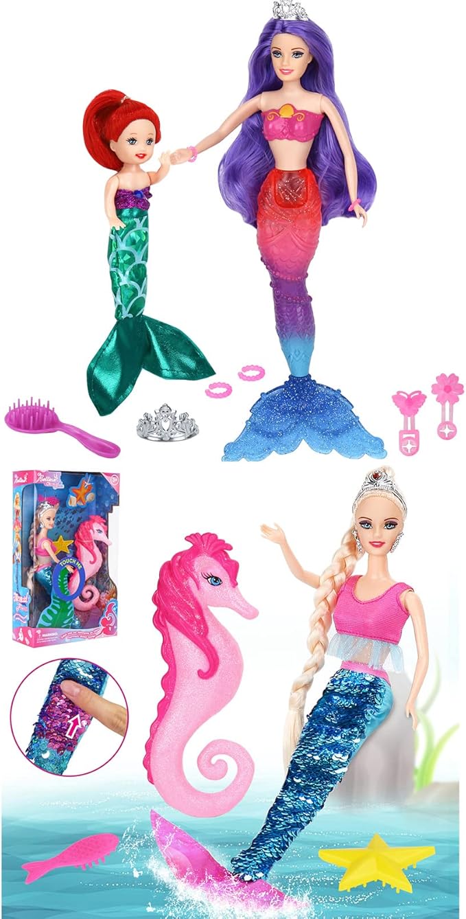 BETTINA Mermaid Doll Playset Toys & Games