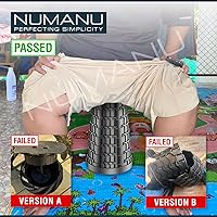Vista 4 de NUMANU 2PK 2025 Taburete plegable mejorado, máximo 620 libras 2.5-18 pulgadas de alto, taburete plegable portátil ajustable para adultos, asiento