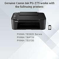 Vista 5 de Canon PG-275 - Cartucho de tinta negra original, compatible con TS3520/3522, TR4720/4722, TS3720/3722