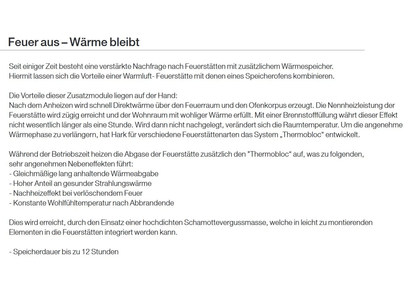 HARK 6x Thermospeichersteine für Kaminöfen