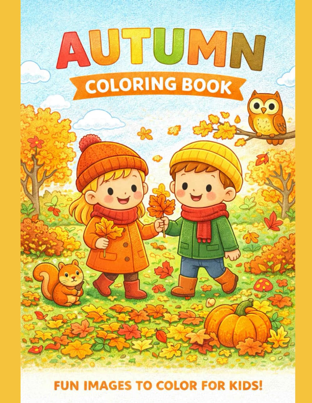 AUTUMN COLORING BOOK FOR KIDS (SEASONS COLORING BOOK SERIES FOR KIDS)