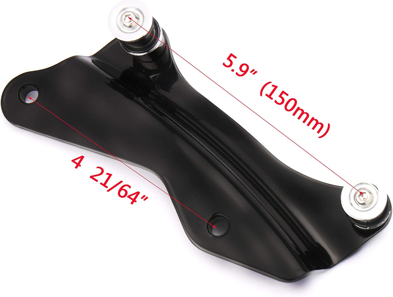 4 Point Docking Hardware Kit Fit For Harley Road King Street Glide 2014-2018 (Gloss Black)