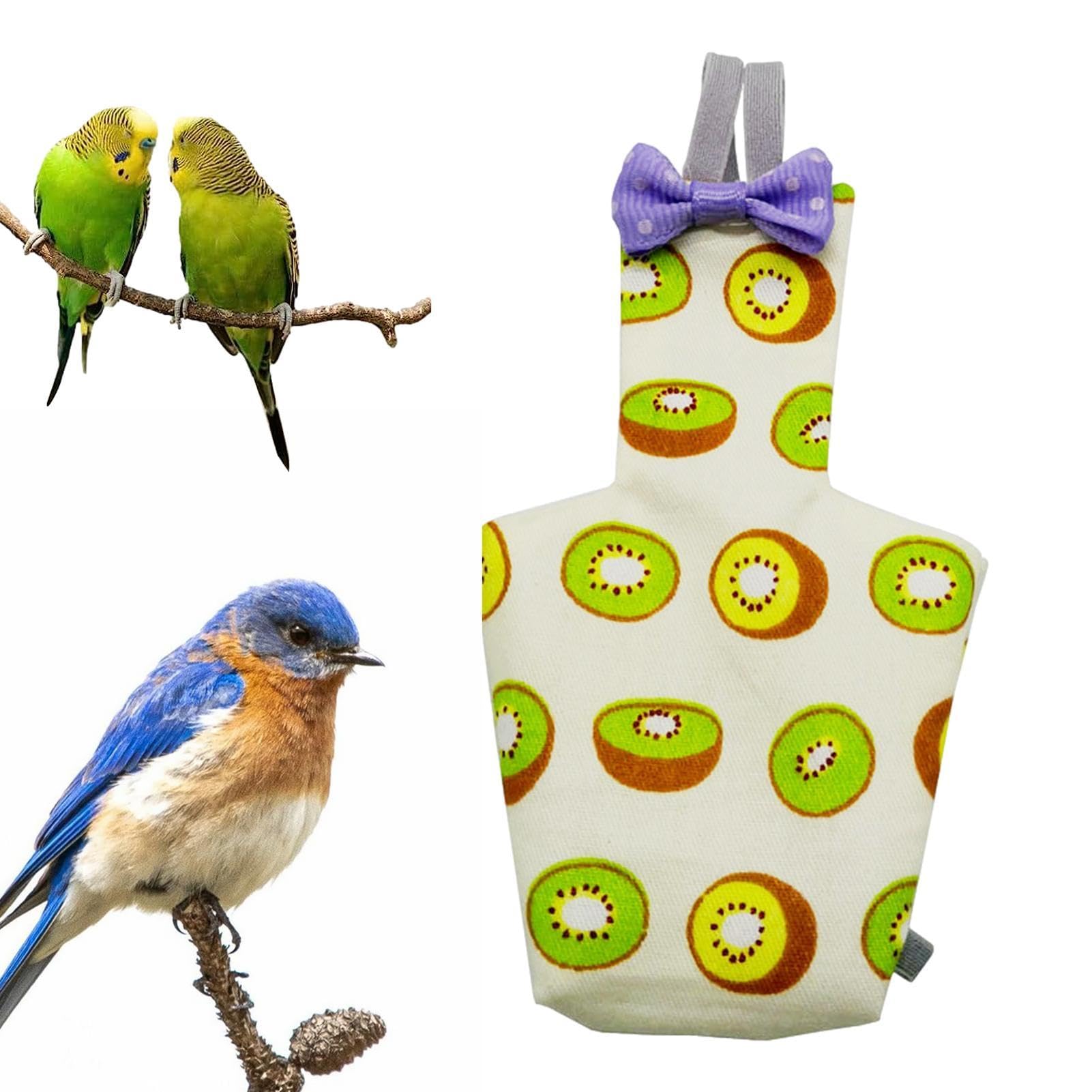 Pañal de loro, traje de vuelo, almohadilla para orina de pájaro, pañal de cacatúa, pañal ajustable para pájaros, pañal protector impermeable, pañales para pájaros, traje de vuelo para periquitos y