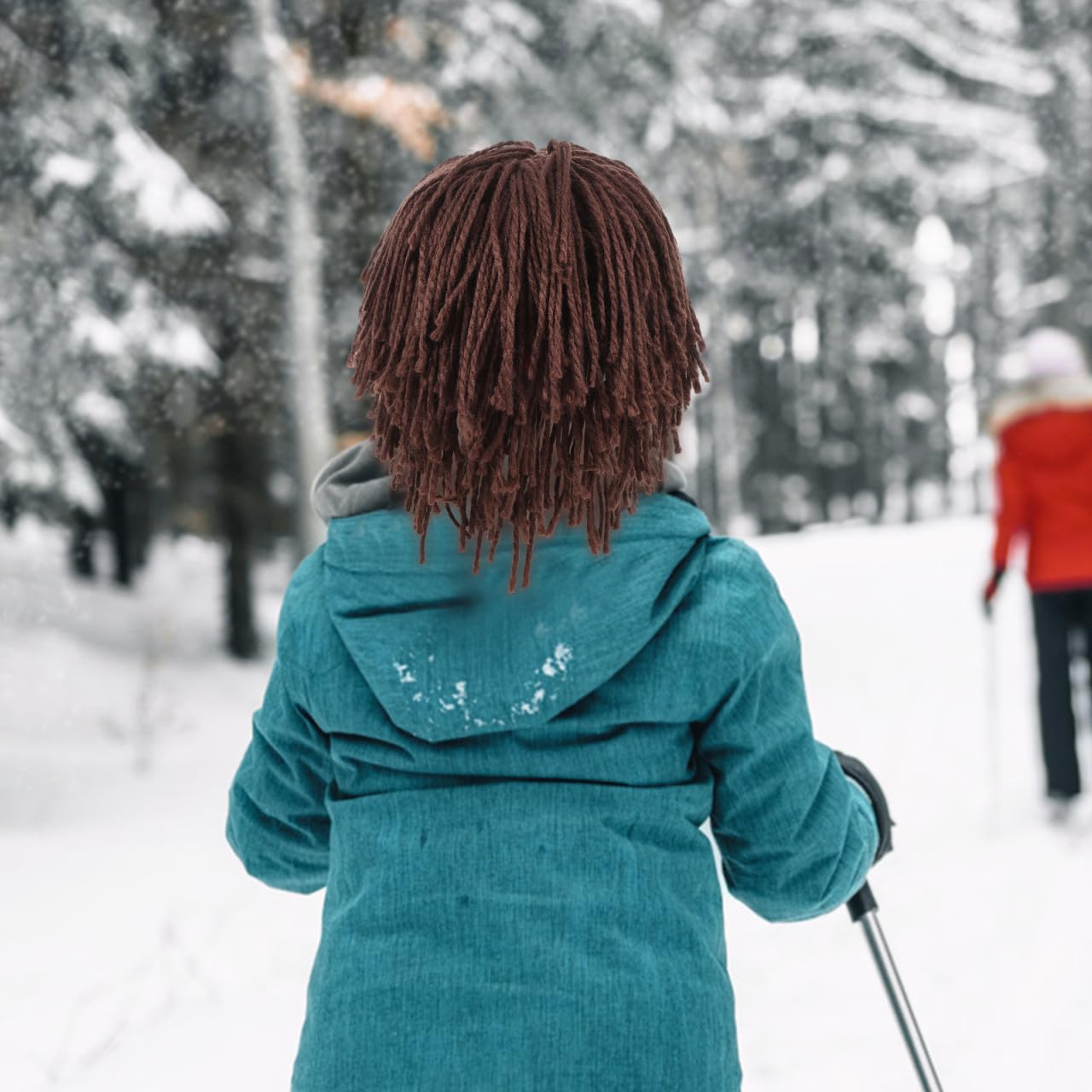 3stücke Weird Wig Hat Lustige Gestrickte Mütze Mit Regenbogenperücke Warm Und Einladend Für Männer Und Frauen Für Partys Und Besondere Anlässe