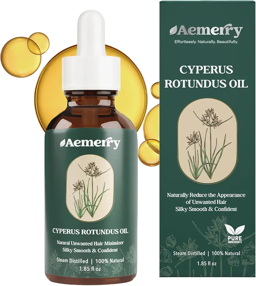 Cyperus Rotundus Oil, Natural Cyperus Rotundus Oil for Smooth Skin, Moisturizing &amp; Soothing, Suit for All Skin Types. 1.85oz