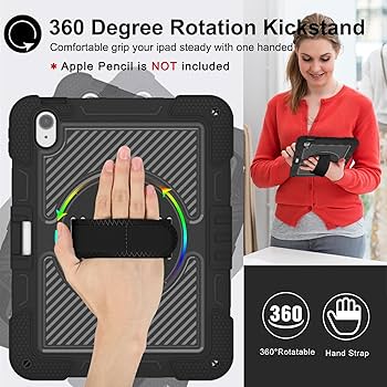 Apple iPad Air 本体 保護ケース付き ESR iPad Air 5 ケース (第5世代) ペンシルケース 4 ソフト