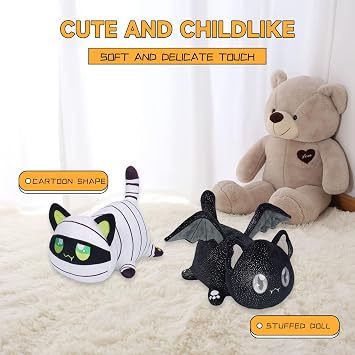 MeeMeows Cat Food Plushies,Aphmau Meemeows Plush,Aphmau Plushies,Cat Food Plushies Cat Mee Meow, Cute Anime Cartoon Cat Stuffed Animal Figure Toy Plush Pillow Gift for Fans Kids