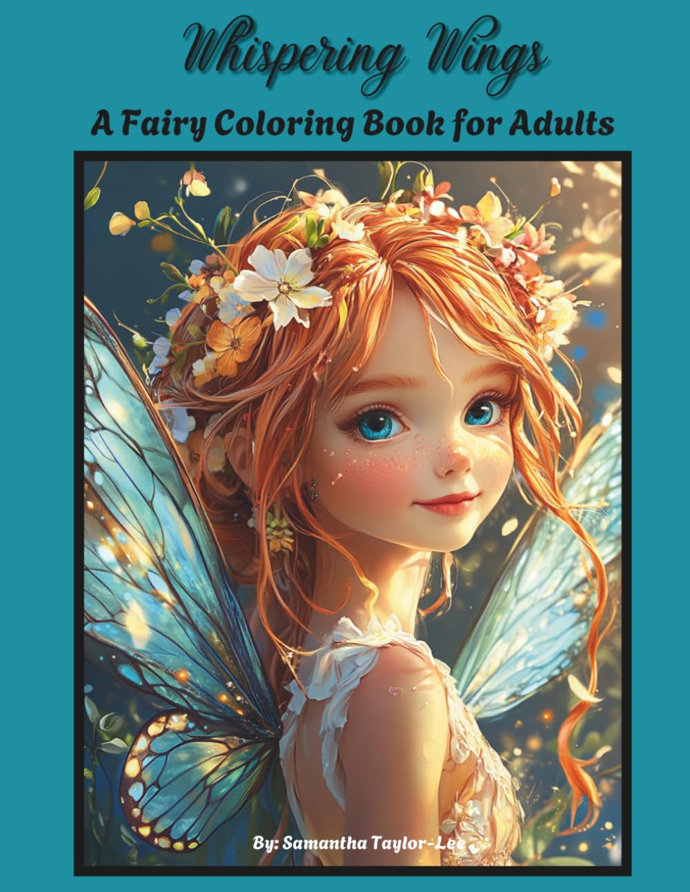 Whispering Wings: A Fairy Coloring Book for Adults: Enchanted Forests, Magical Fairies, and Relaxing Fantasy Designs for Stress Relief
