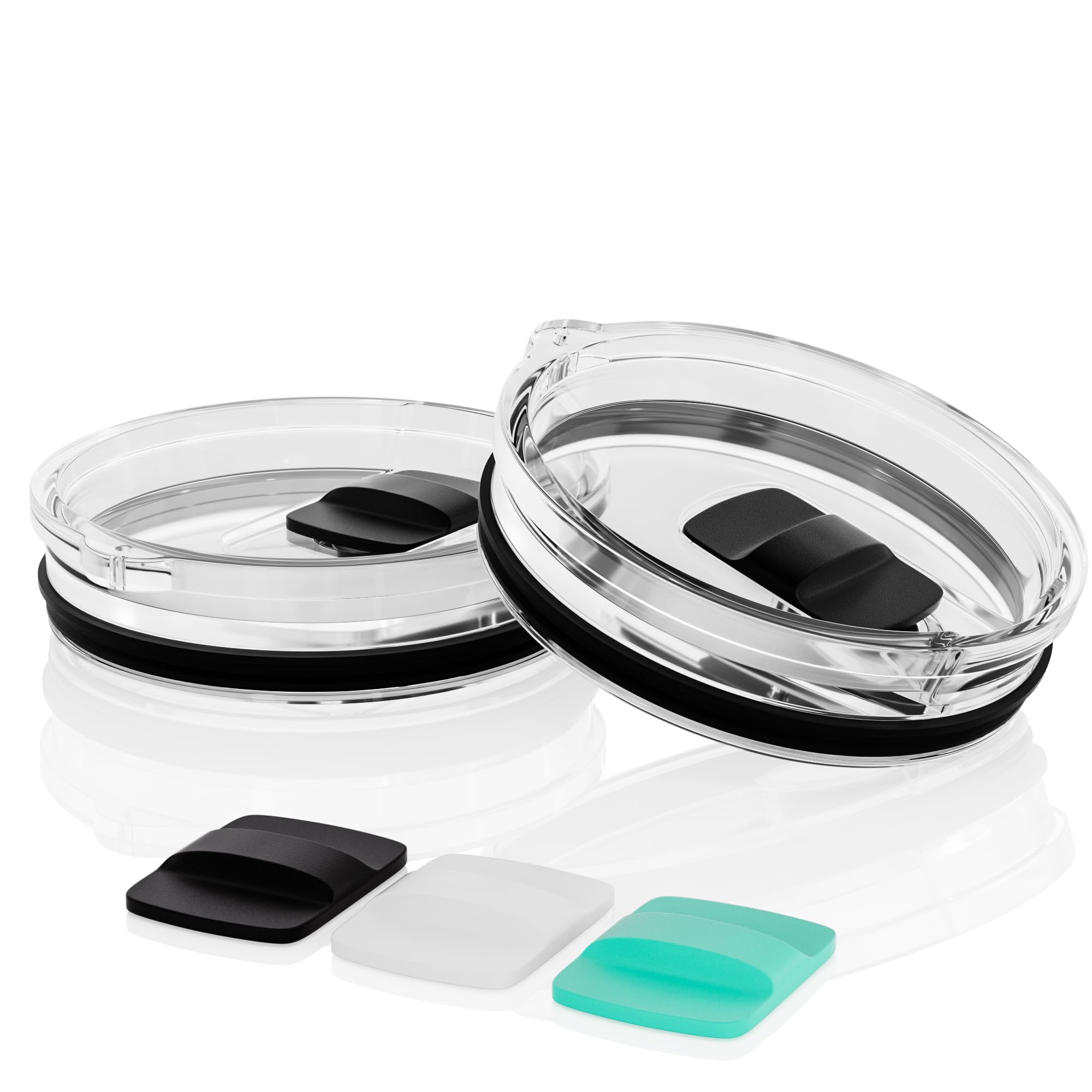 CeleVista Tumbler Lid for 20oz YETI Tumbler, Replacement Tumbler Lids, Coffee Cup Covers with Magnetic Slider for Gift, BPA Free (2 pieces)