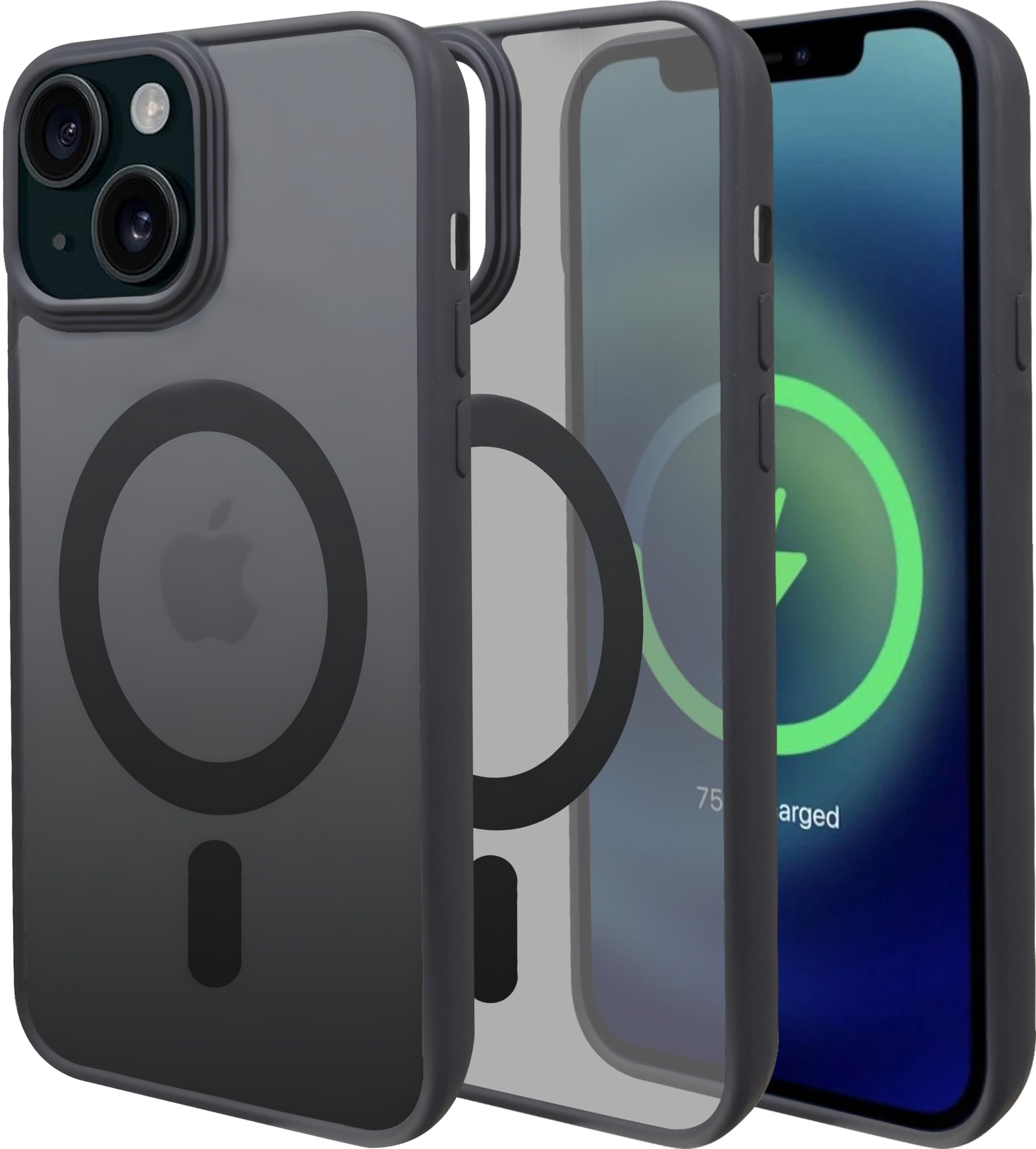 A rtistque Translucent Matte Hard Back Cover for iPhone 14 Compatible with Mag-Safe| TPU | Case for iPhone 14 | Shockproof TPU Protective Design - Blue (B0D97ZBNBR) Amazon Price History, Amazon Price Tracker