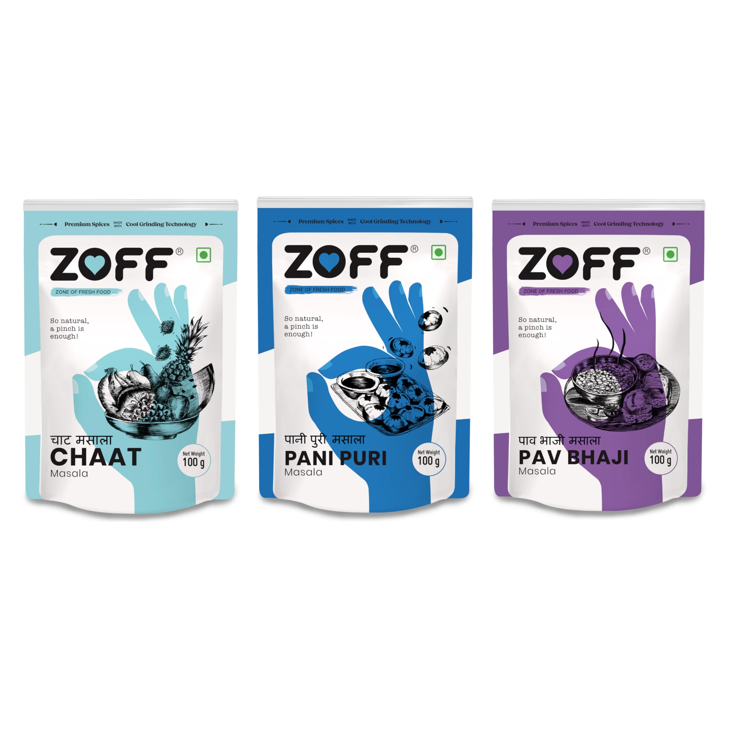 See full amazon price history chart for Zoff Masala Trio: Chaat, Panipuri, Pavbhaji Masala | Pack of 3* Each 100g | Premium Zip Lock Pouch | Net weight - 300g Zoff Masala Trio: Chaat, Panipuri, Pavbhaji Masala | Pack of 3* Each 100g | Premium Zip Lock Pouch | Net weight - 300g (B0CJNGVH8T) Amazon Price History, Amazon Price Tracker