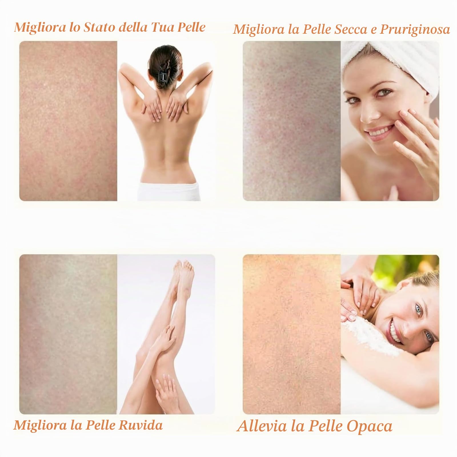 4PC Bombe da Bagno, Bath Drops, Bath Bombs, Pulizia Della, Rimuove lo Sporco e il Sebo Dalla Superficie Della Pelle, Esfoliazione, Idratante e Nutriente, Adatto a Tutti i Tipi di Pelle