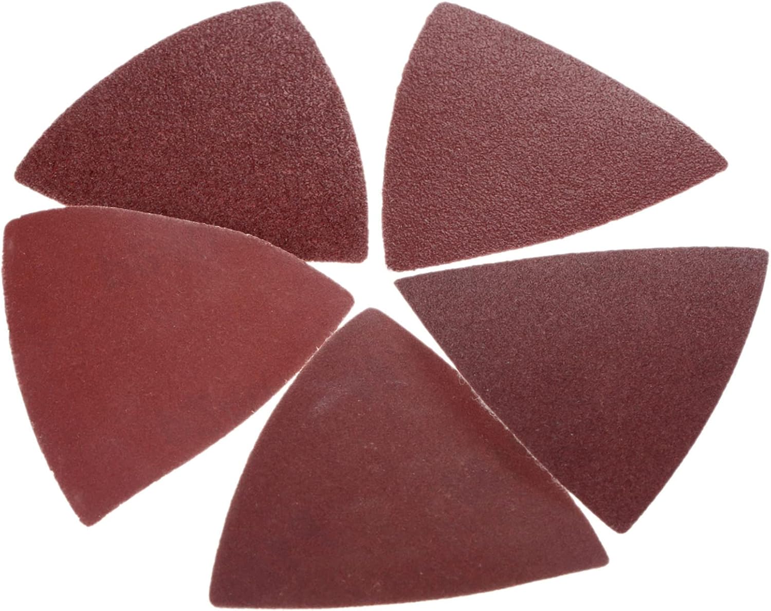 100Pcs Sanding Paper+80mm Triangular Sanding Pad Oscillating Multi-Tool for Multimaster Cutting Power Tool