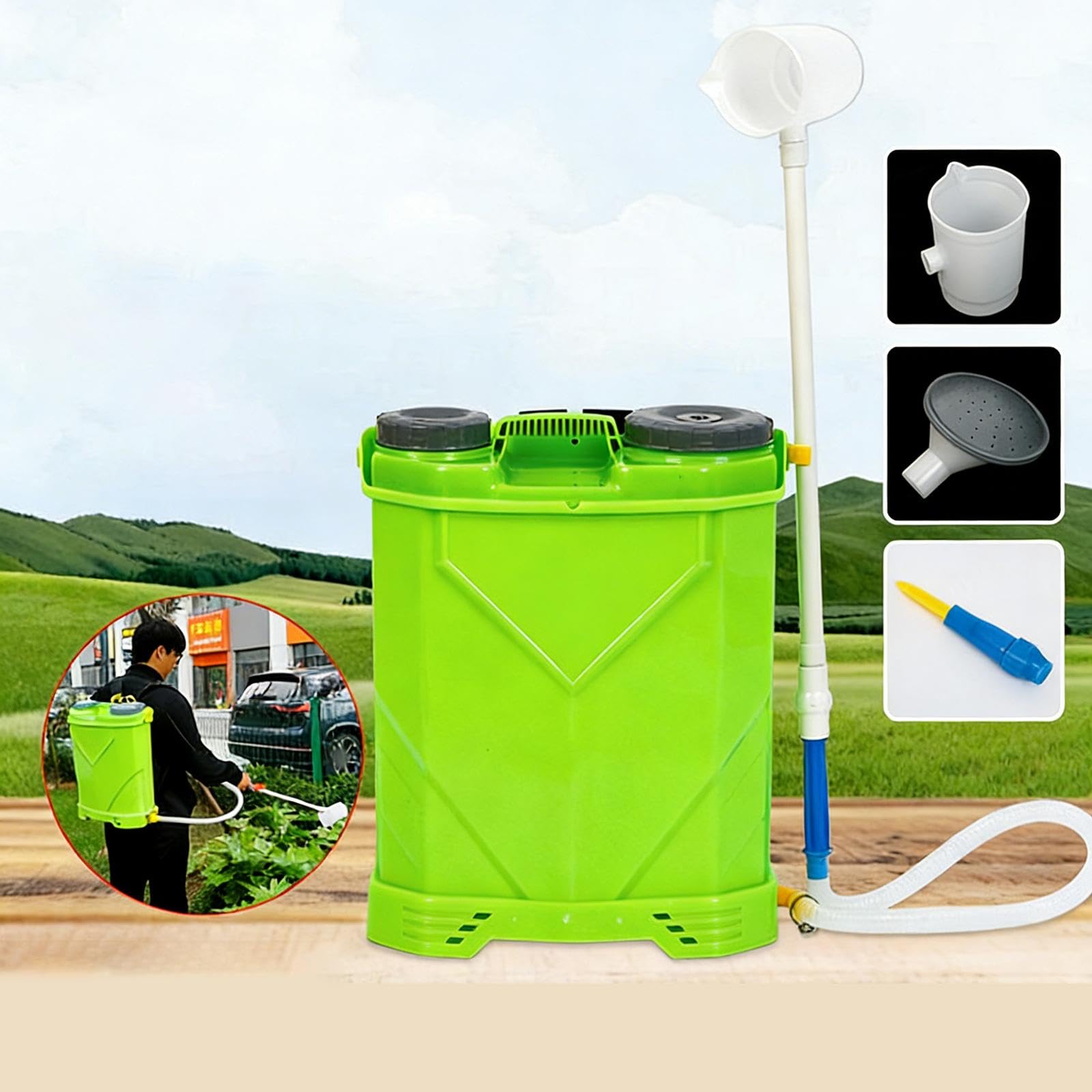 Homyl Strumento per L'applicazione di Fertilizzanti Liquidi, Spandiconcime Liquido Efficiente da 30 Litri