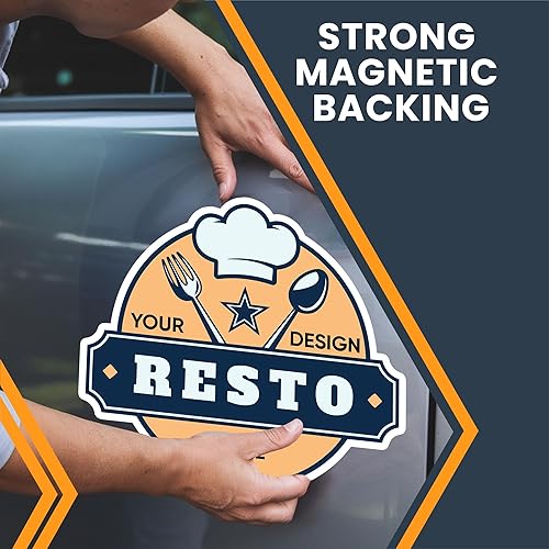 Miniatura 57 de Magnet Me Up Custom 12x18 Inch Car Magnets and Decals, 2 PK, Custom Car Magnets for Businesses, Advertising, Personal Use, Gift, Choose Your Text