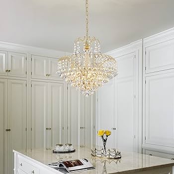 Crystal Style(クリスタイル) Crystal Ceiling Light Chandelier, Modern Flush Mount Crystal