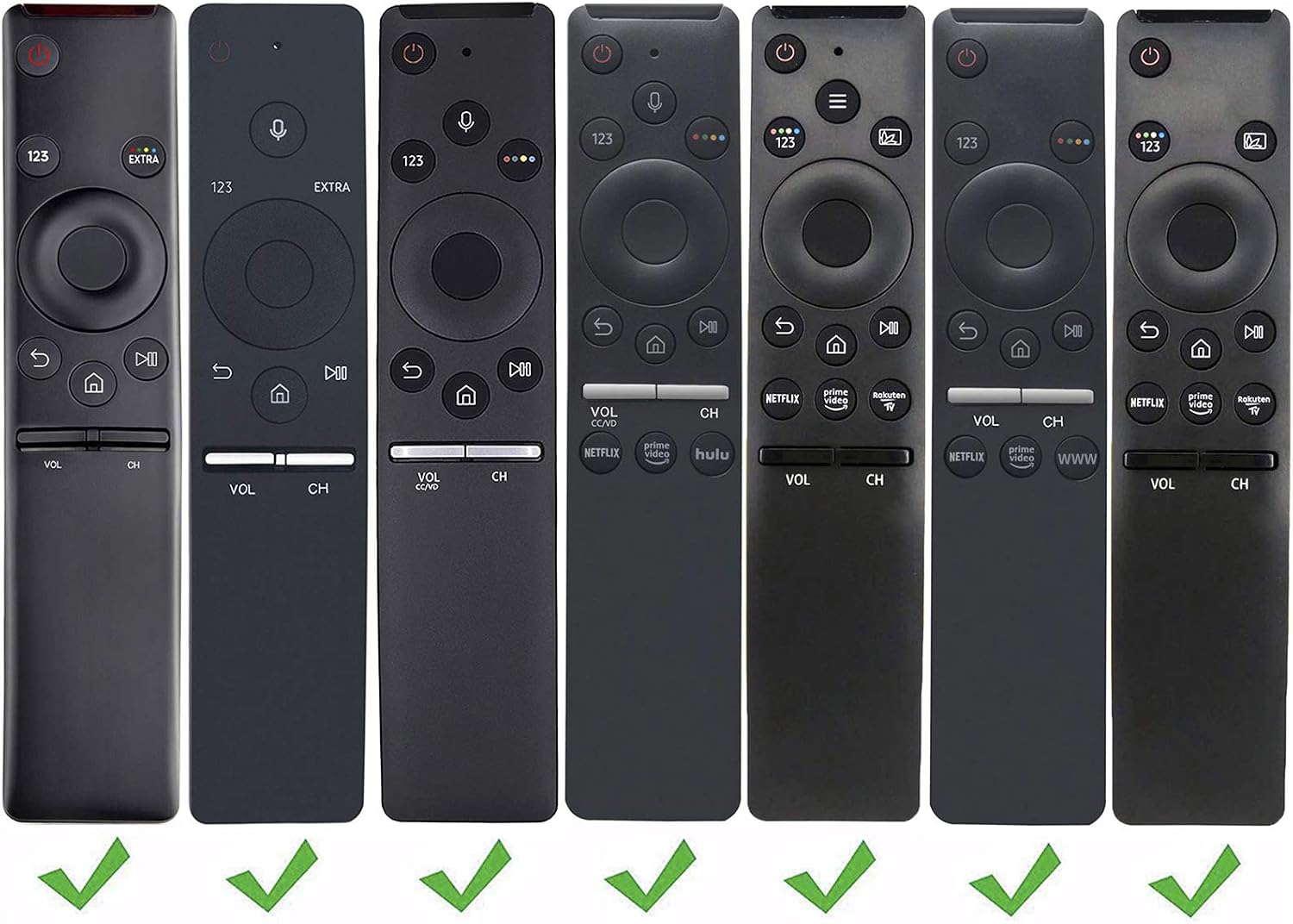 Silicone Protecitve Case Cover for Samsung Smart TV Remote Control BN59 Series, with Magnet Anti-Lost Shockproof Soft Anti Slip Samsung Remote Control Cover (Midnight Blue)