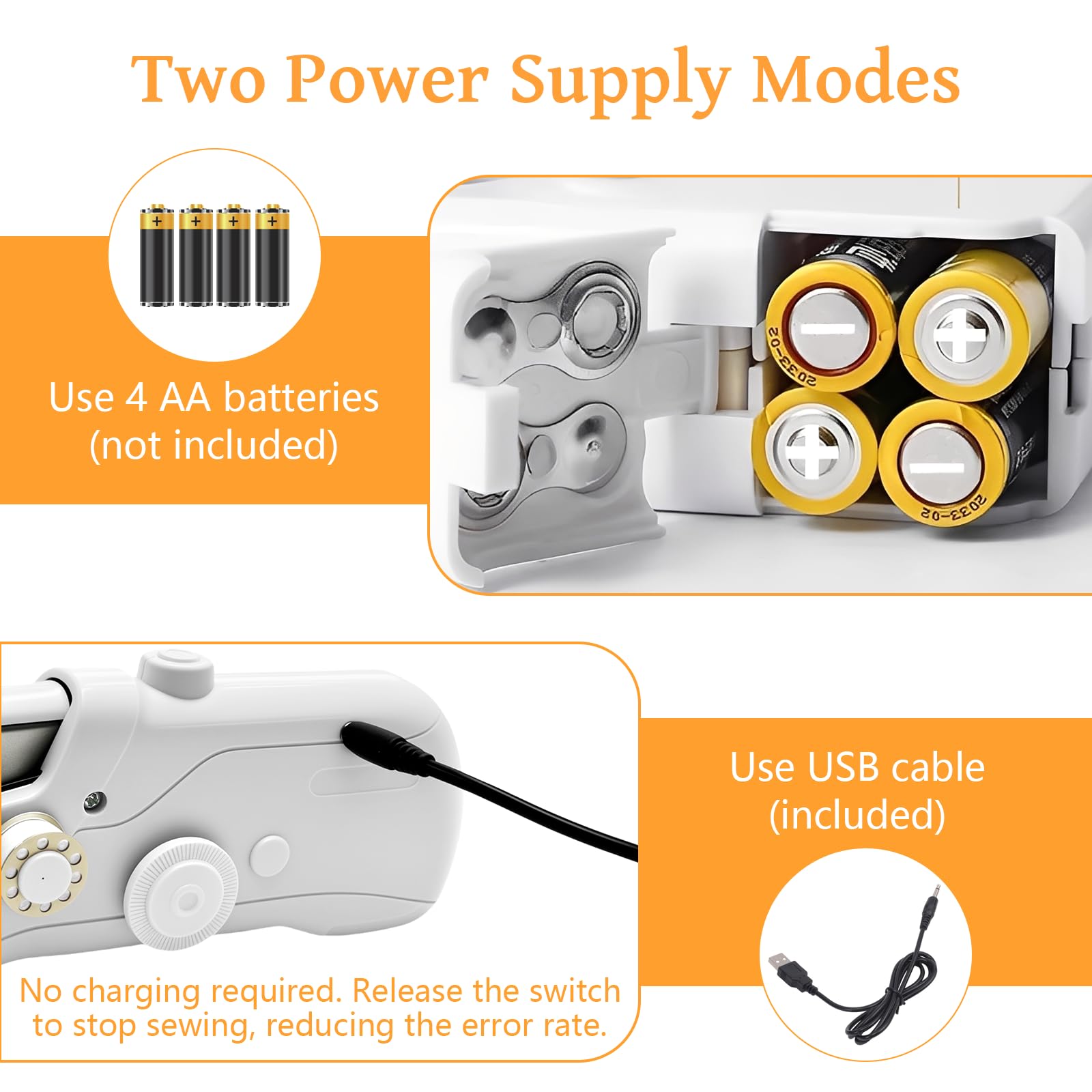 Máquina de Coser Portátil, Minimáquina de Coser Eléctrica de Costura Rápida para Principiantes y Adultos, Mini Costura Eléctrico con Kit de Costura para Coser Ropa, Viajes Familiares y Bricolaje