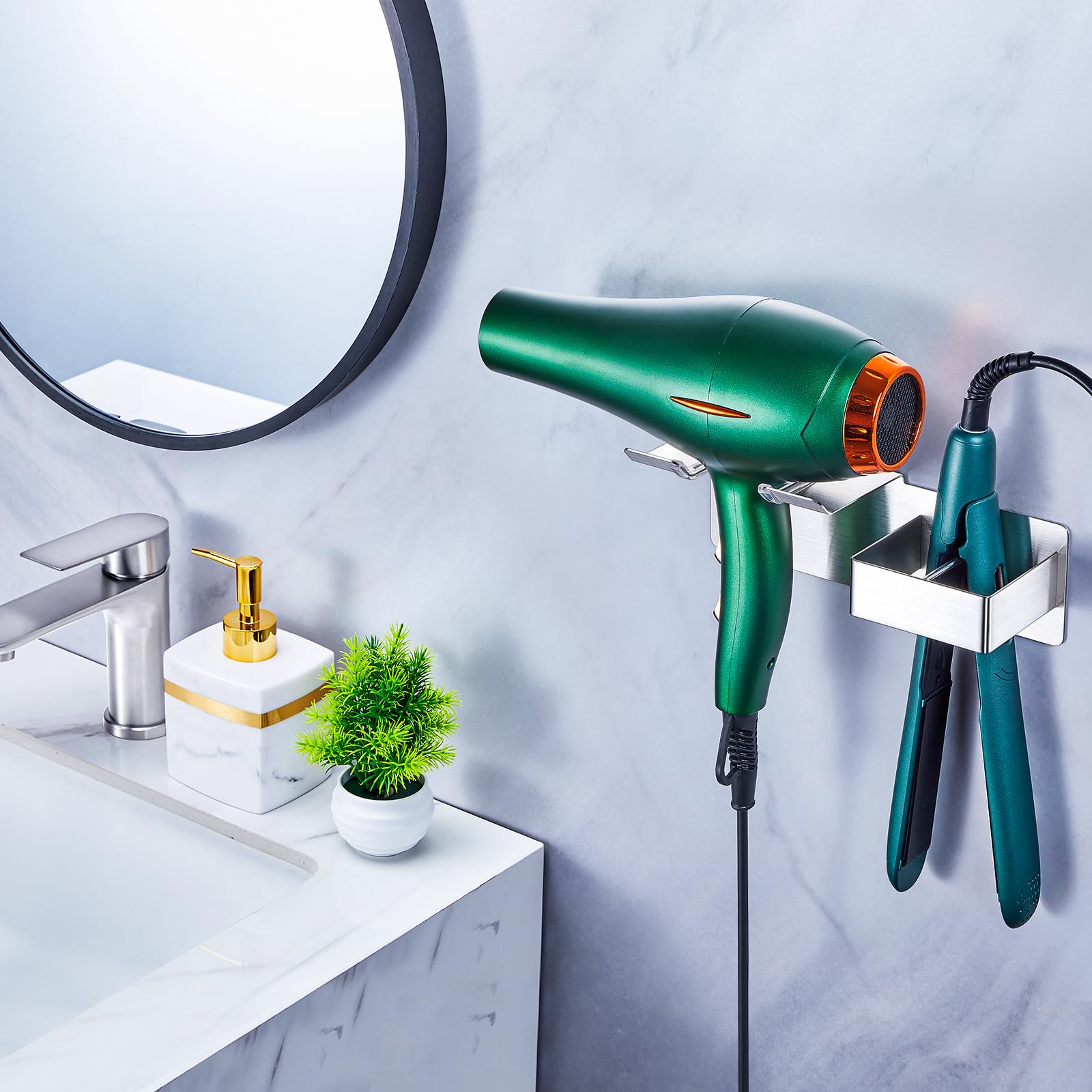 XILIMEN Support Seche Cheveux, Porte Seche Cheveux Mural, Acier Inoxydable Porte Seche Cheveux, Auto-adhésif Support Seche Cheveux sans Percage, Convient pour Salle De Bain, De Coiffure, Hôtel, Noir XILIMEN Support Seche Cheveux, Porte Seche Cheveux Mural, Acier Inoxydable Porte Seche Cheveux, Auto-adhésif Support Seche Cheveux sans Percage, Convient pour Salle De Bain, De Coiffure, Hôtel, Noir