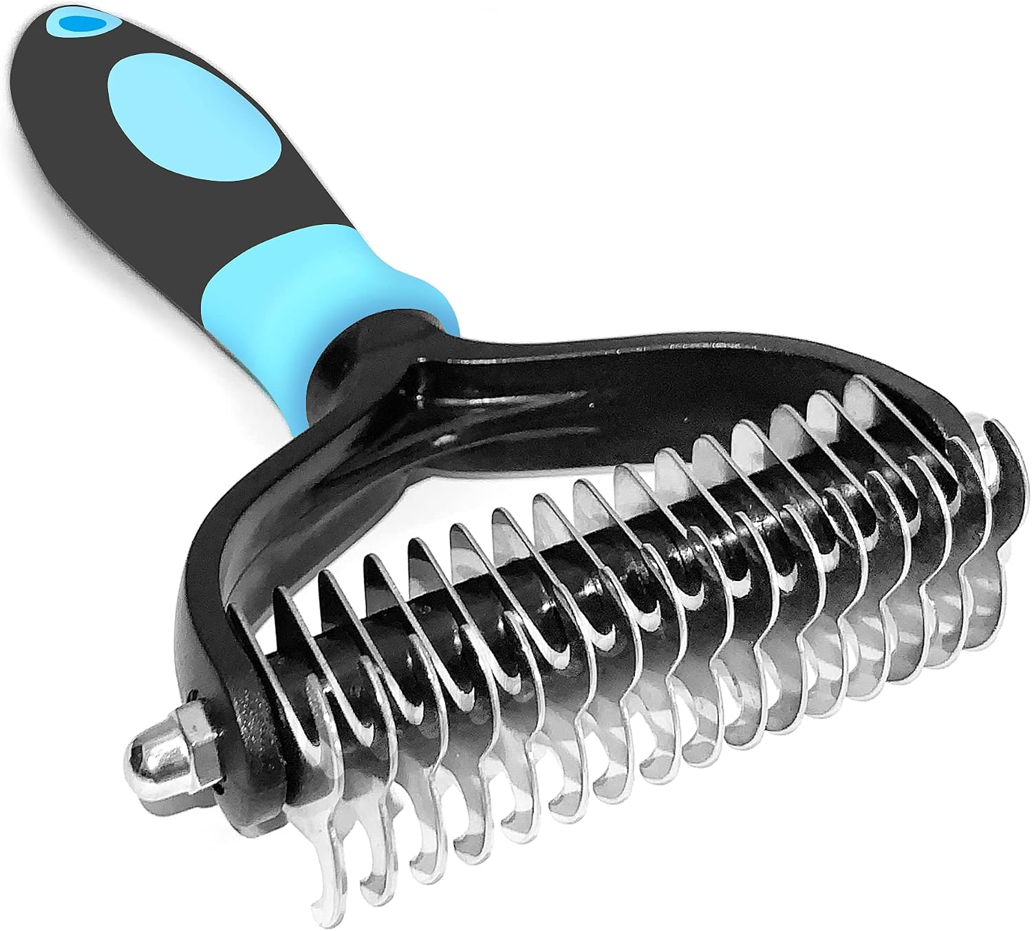 LUKACY Dog Brushes for Grooming, Cat Brush for Shedding and Grooming, Deshedding Brush Comb Remover Undercoat Rake Dematting Tool for…