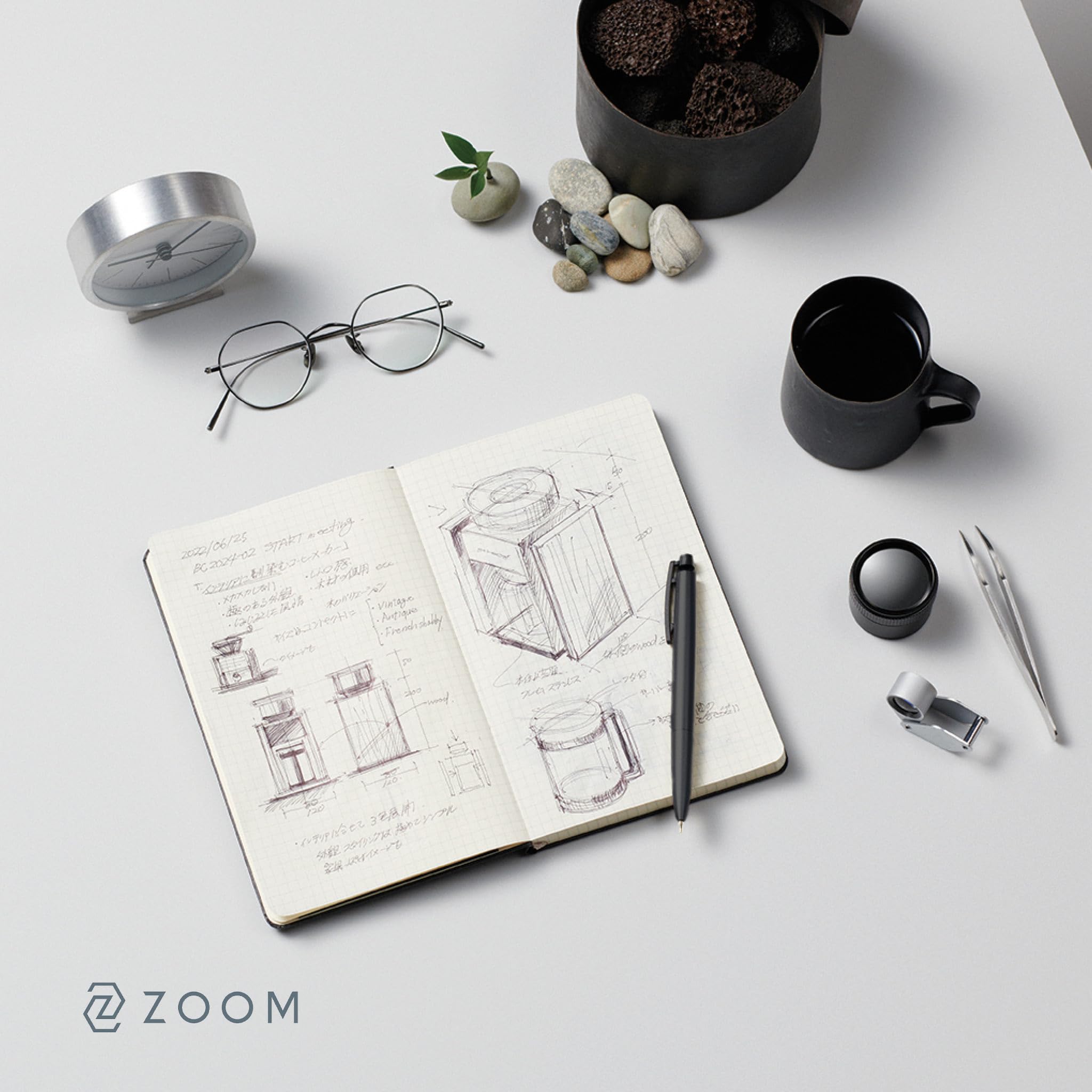 Tombow ZOOM C1 Druckbleistift, 0,5 mm, Vollschwarz [SH-ZC1-C12]