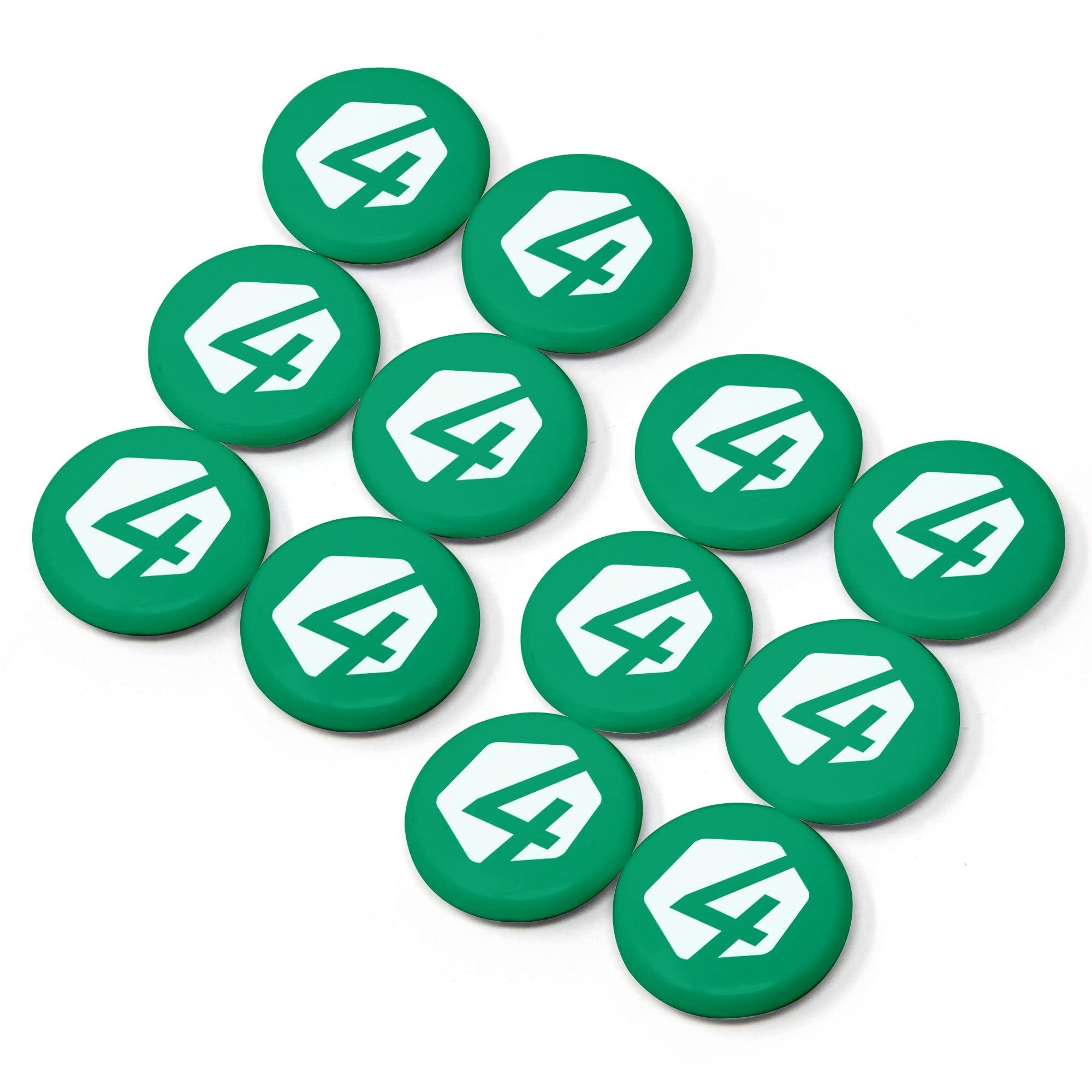 240 Magneti Di Pianificazione Della Scheda Media Stampati Personalizzati Per Frigorifero, Lavagna, Scheda Memo E Ufficio - 30mm Dia x 8mm Di Altezza - 20 Pacchi Di 12
