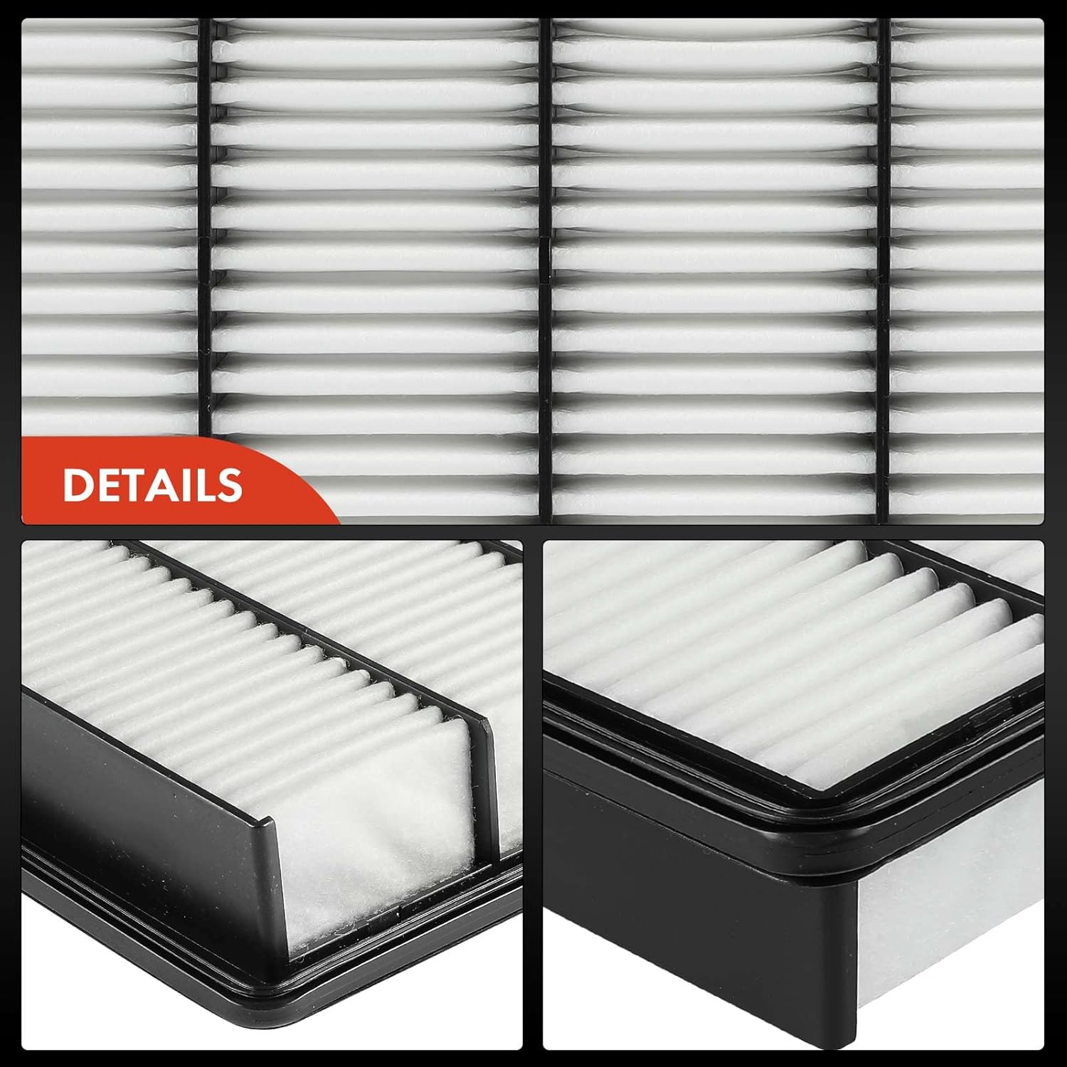 A-Premium 2-PC Engine Air Filter Compatible with Dodge Viper 2008-2010/2015-2017 & Mazda RX-8 RX8 2004-2011 & SRT Viper 2013-2014, 1.3L 8.4L, Replace# 05038070AA, N3H113Z40